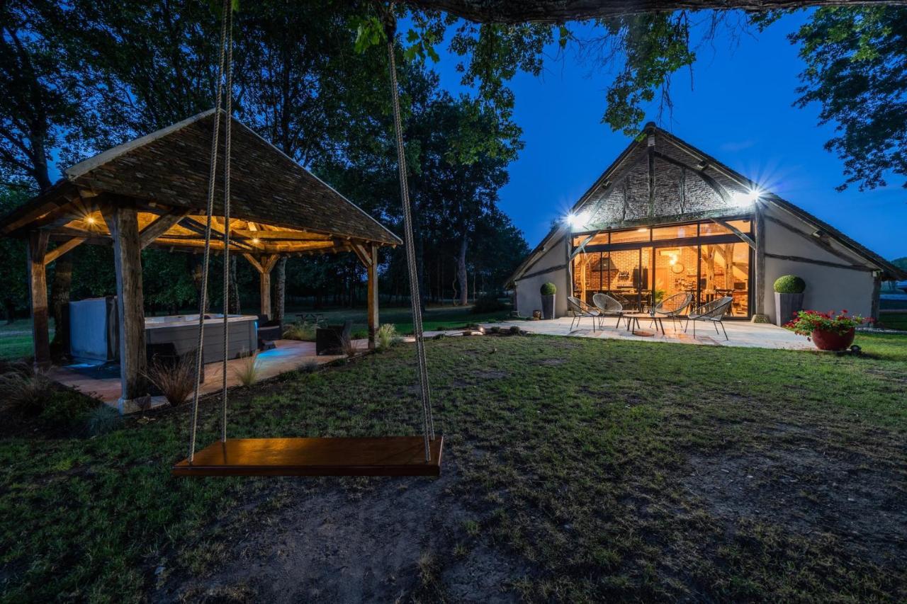 La Grange De Leonie, Chambres D'Hotes Avec Piscine Et Spa Méry-sur-Cher Dış mekan fotoğraf