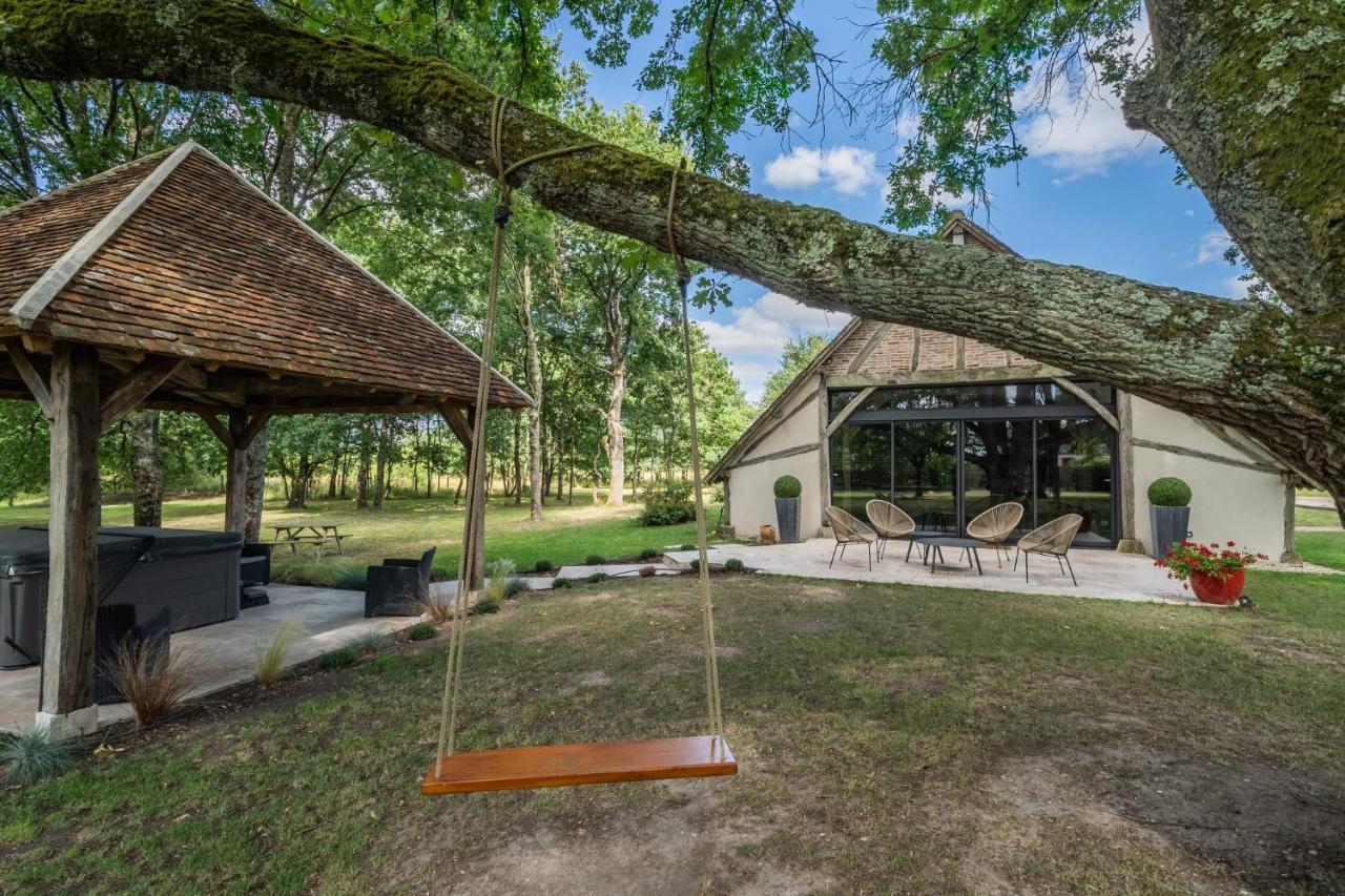 La Grange De Leonie, Chambres D'Hotes Avec Piscine Et Spa Méry-sur-Cher Dış mekan fotoğraf