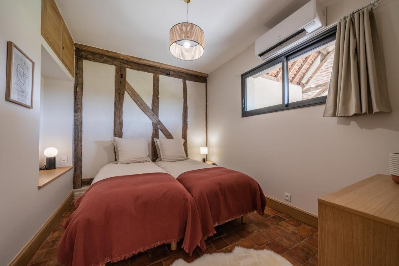 La Grange De Leonie, Chambres D'Hotes Avec Piscine Et Spa Méry-sur-Cher Dış mekan fotoğraf