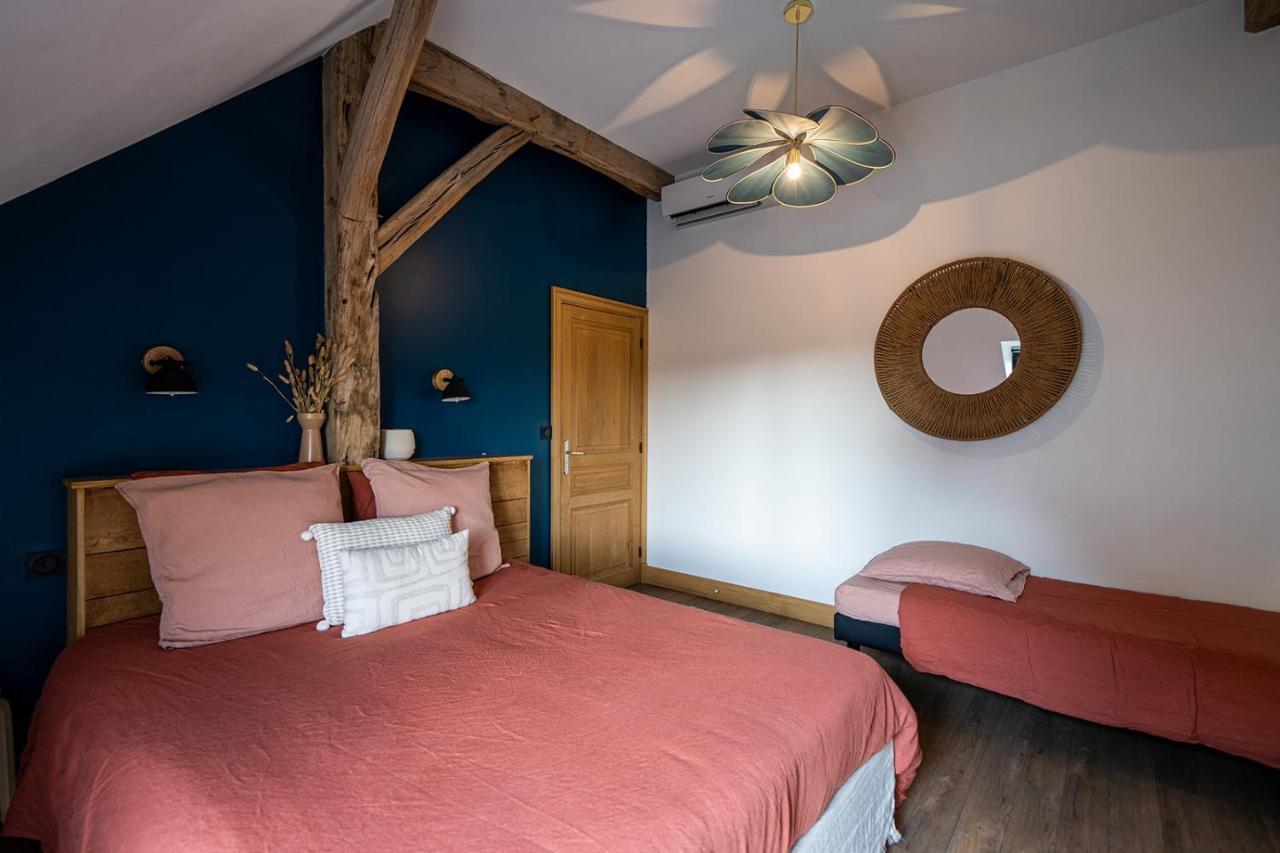 La Grange De Leonie, Chambres D'Hotes Avec Piscine Et Spa Méry-sur-Cher Dış mekan fotoğraf